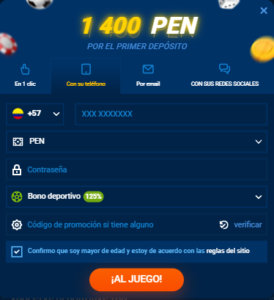 Registro en Mostbet Peru